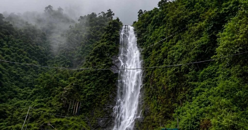 lhasa waterfall