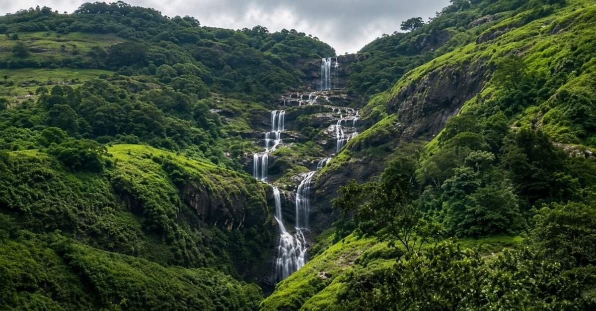 necklace waterfall Bhandardara