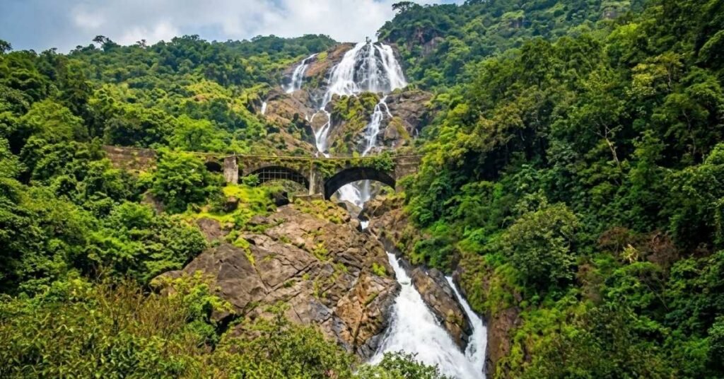 how to reach dudhsagar falls from goa